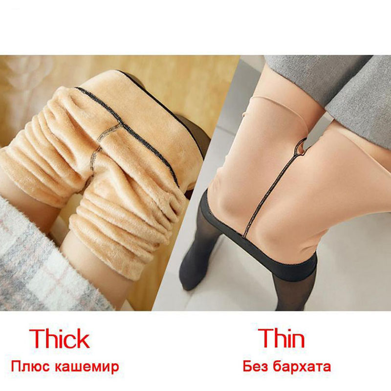 Winter Pantyhose Women Warm Fl - Thermal Sock Winter recension och pris