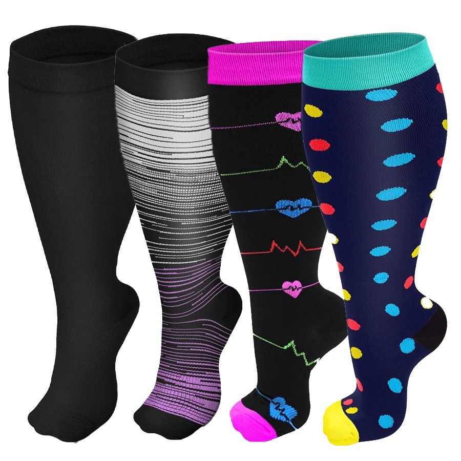 Plus Size Compression Socks fo - Compression Sleeve Calf recension och pris