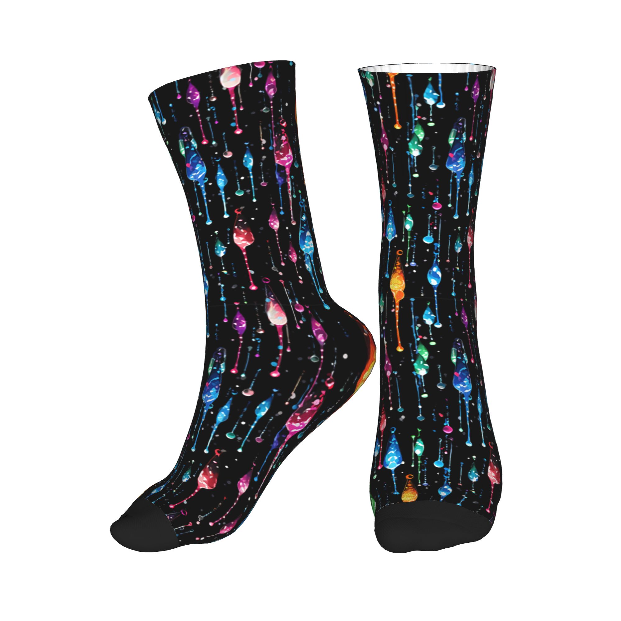 Dripping Rainbow Liquid Patter - Dress Sock Men recension och pris