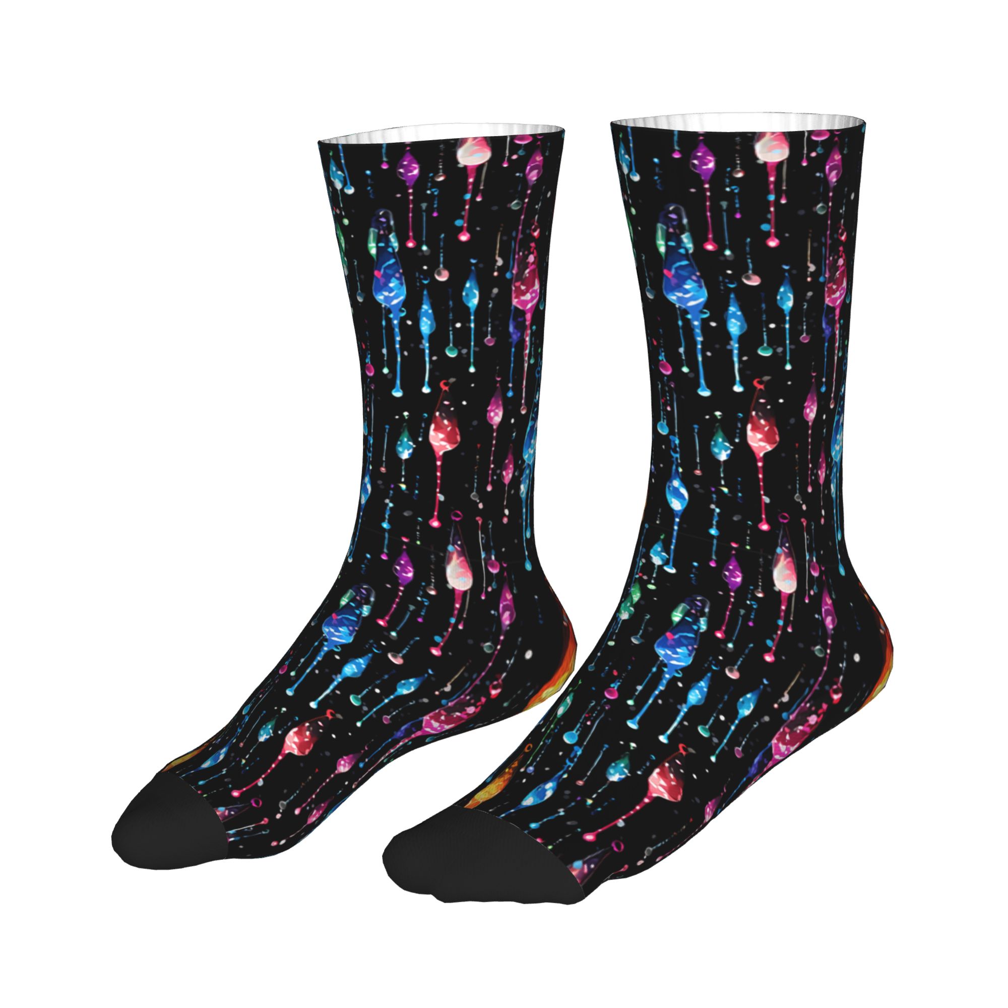 Dripping Rainbow Liquid Patter - Dress Sock Men recension och pris