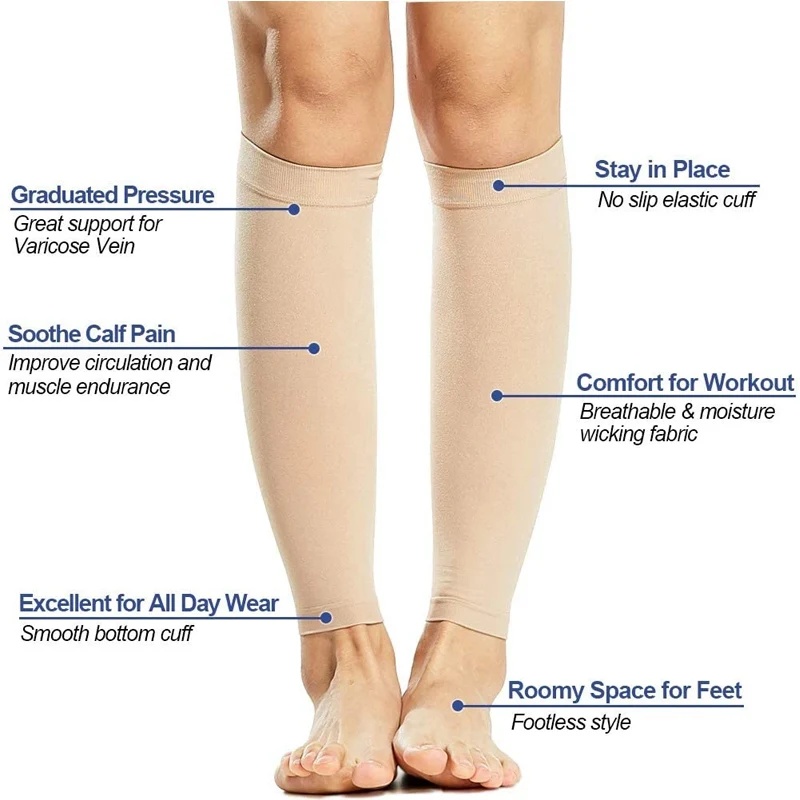 Footless Calf Compression Slee - Compression Sleeve Calf recension och pris