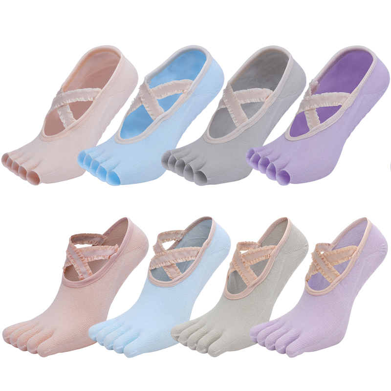 Five Finger Yoga Socks Lace Cr - Toe Sock Split recension och pris