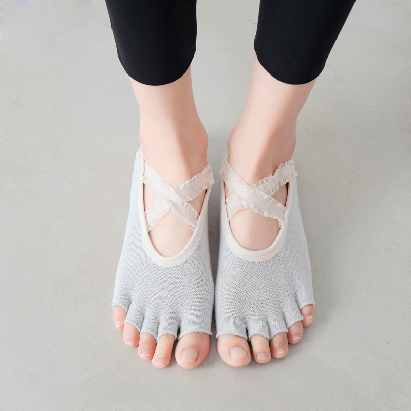 Five Finger Yoga Socks Lace Cr - Toe Sock Split recension och pris