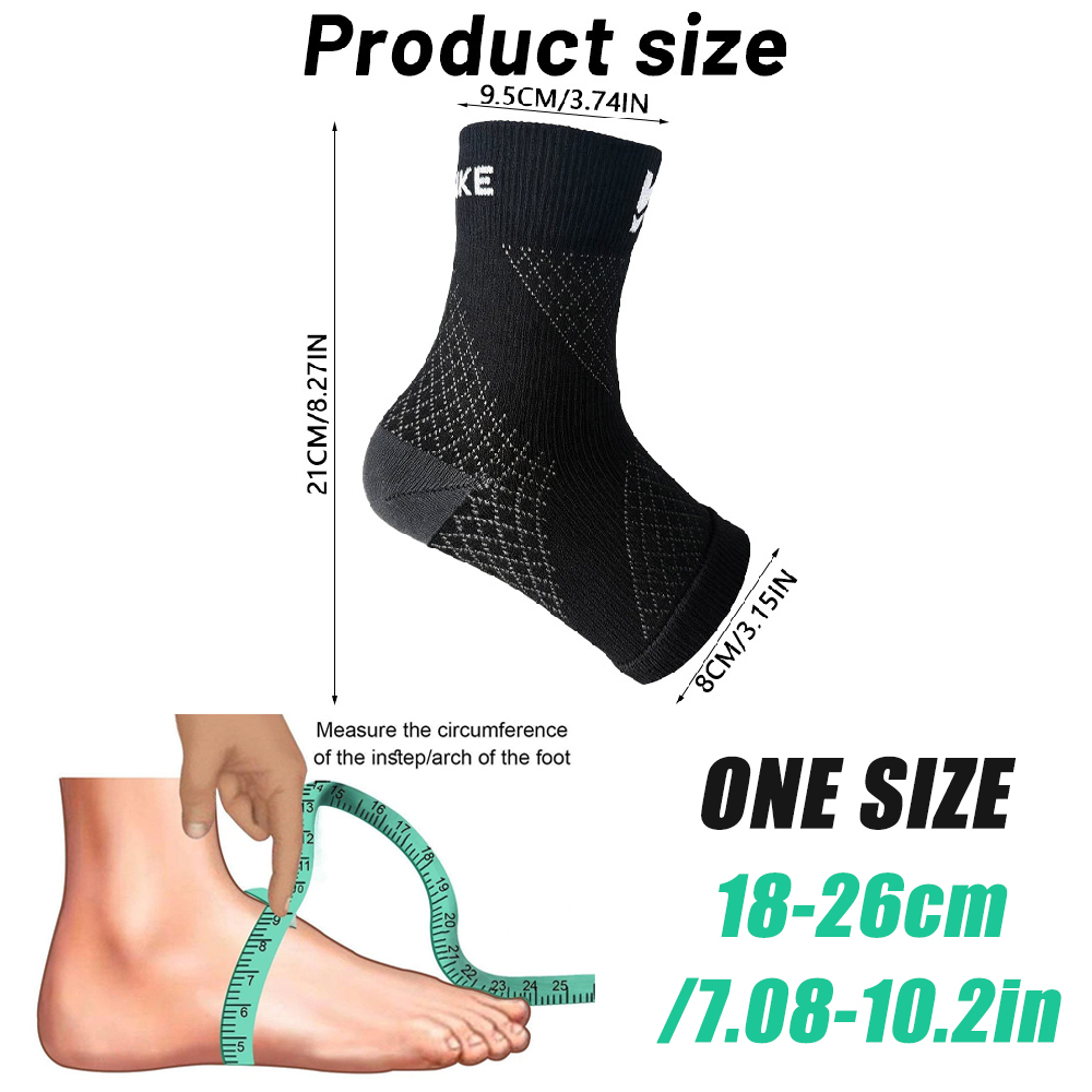 1Pair Lightweight Breathable A - Ankle Brace Sock recension och pris